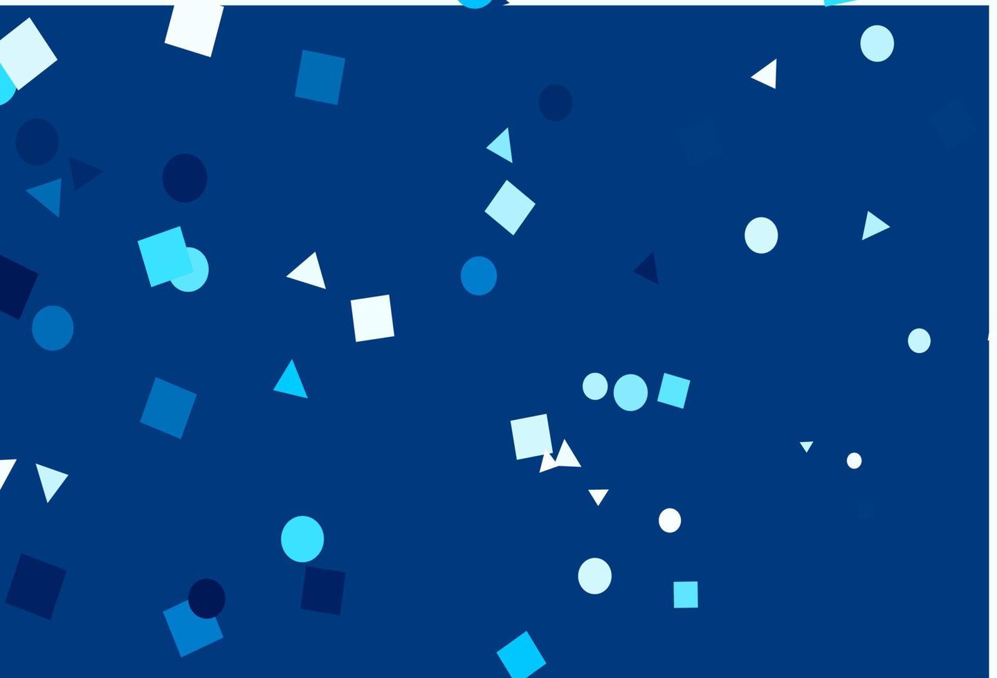 Light BLUE vector cover in polygonal style with circles.