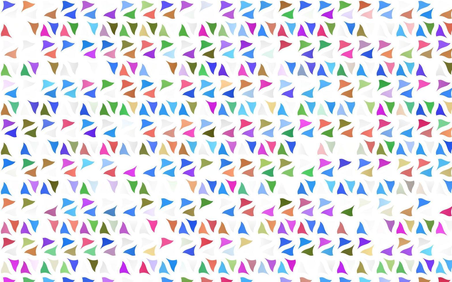 Light Multicolor, Rainbow vector cover in polygonal style.