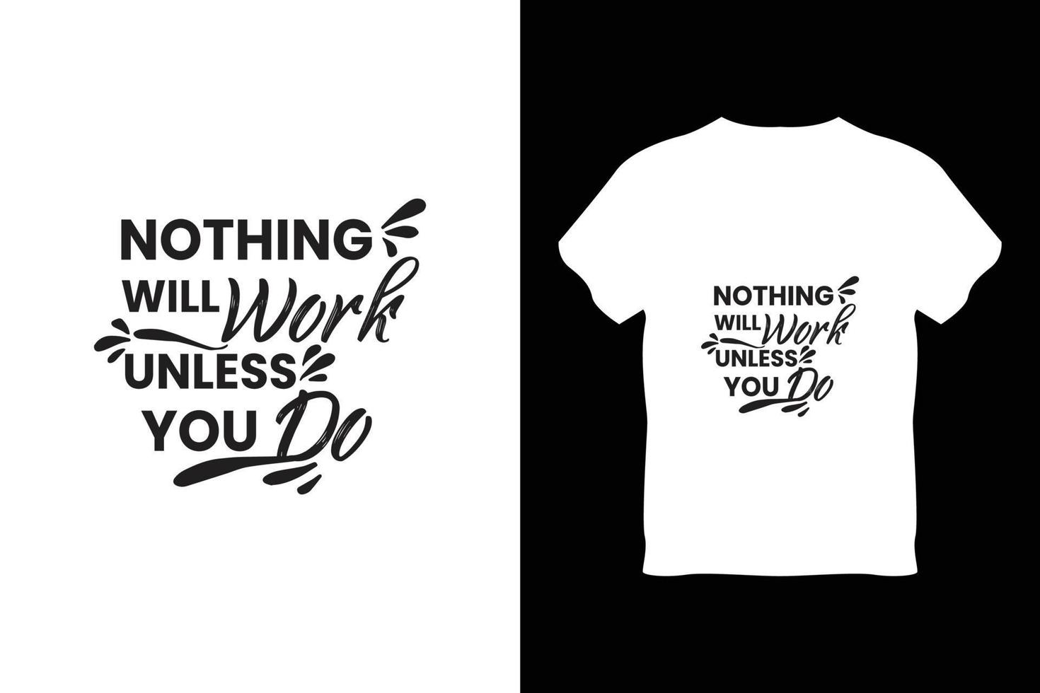 editable  modern minimal tshirt design vector