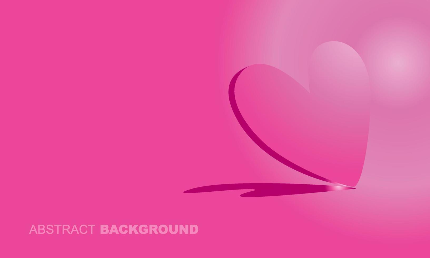Creative geometric wallpaper. Stylish gradient heart shape composition vector