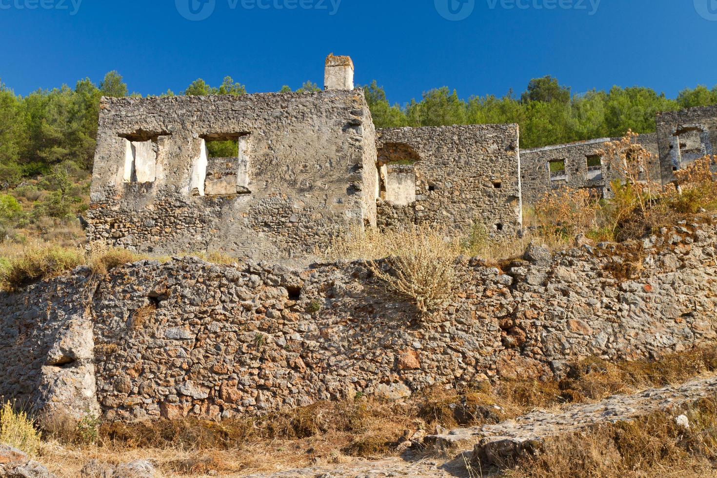 ruinas de kayakoy, fethiye foto