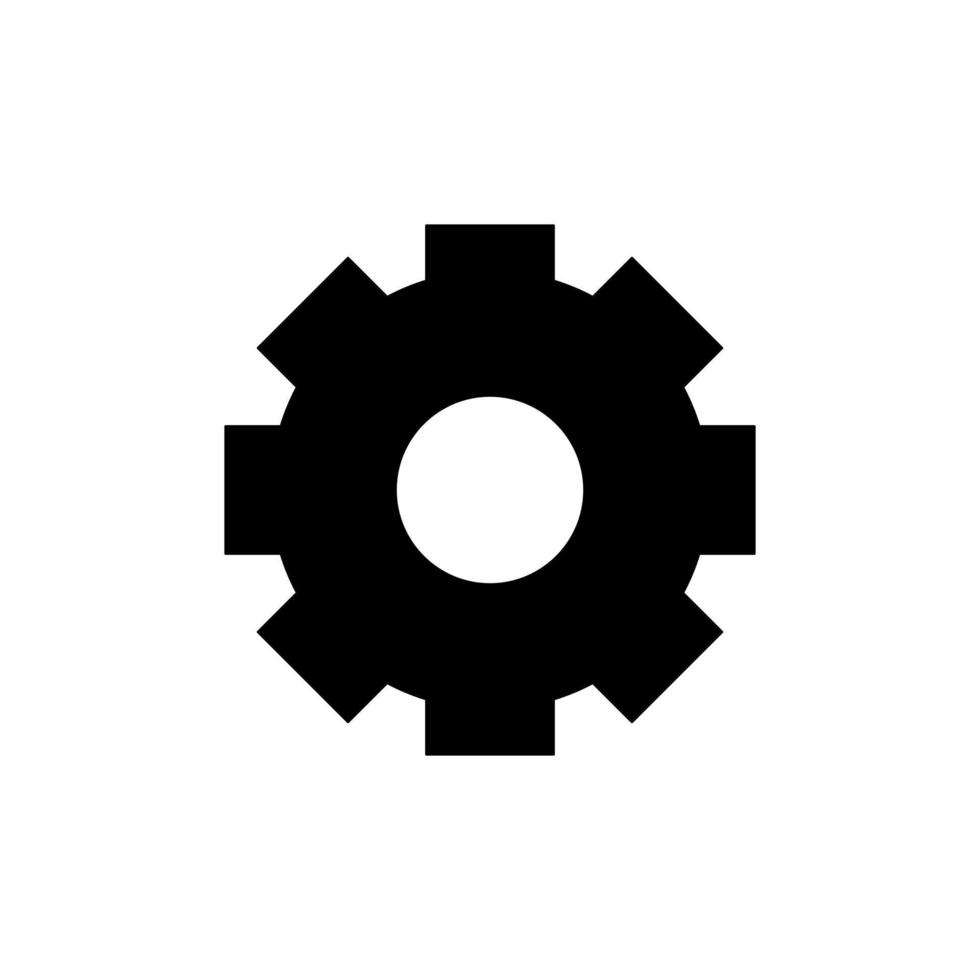 gear settings vector design illustration isolated on white background