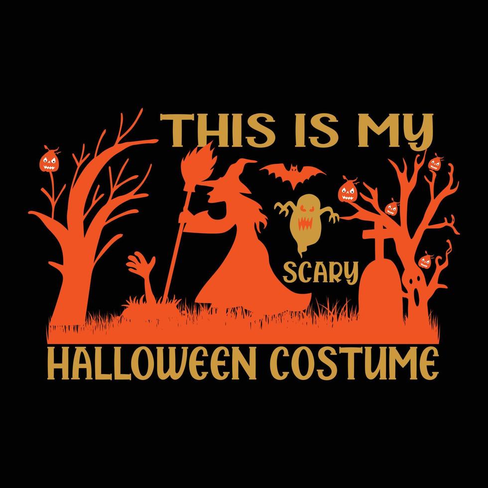 mejor diseño de camiseta de halloween vector