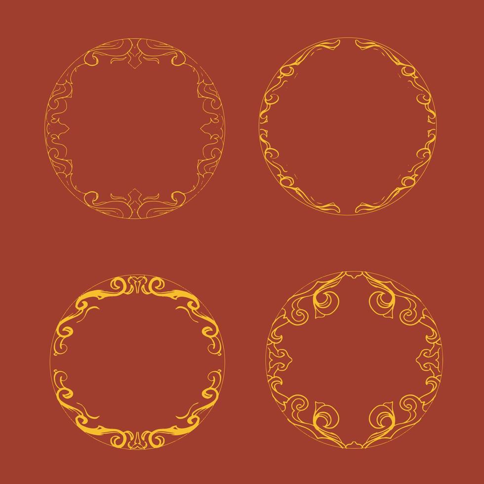 Vintage ornament vector