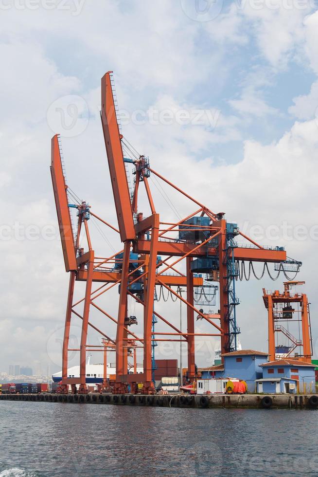 Port Crane in Istanbul photo