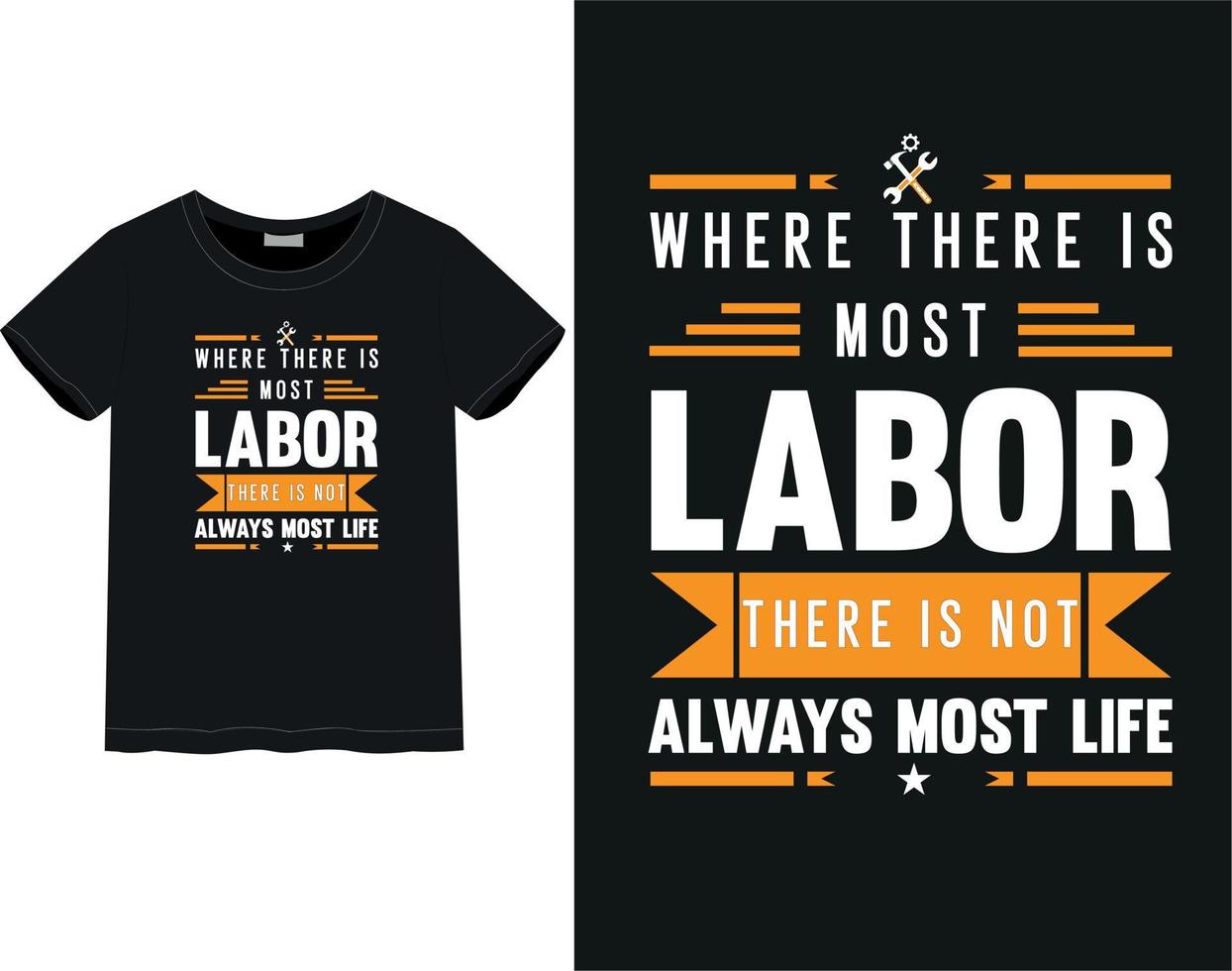 Labor day t-shirt vector