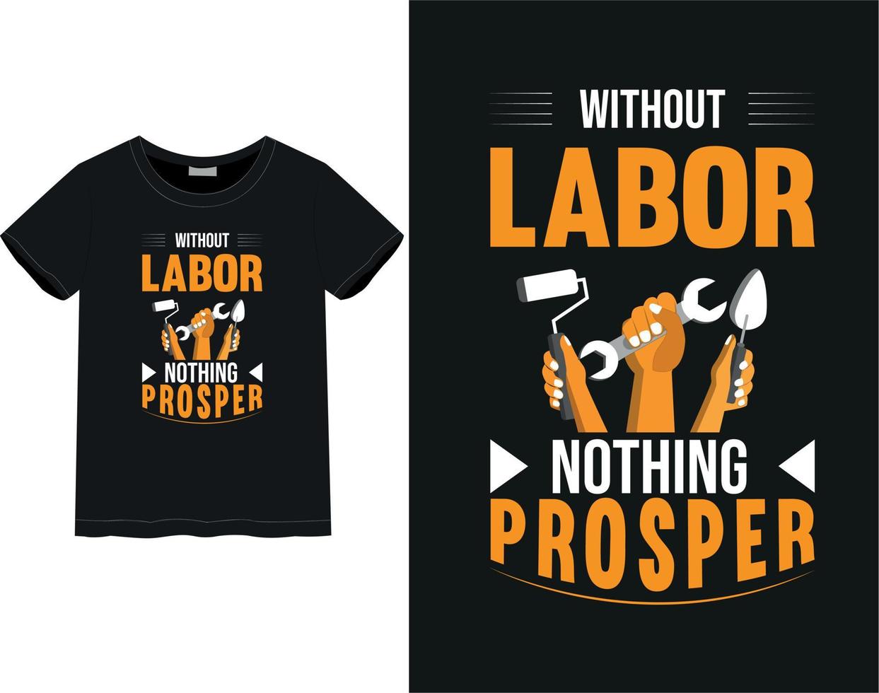 Labor day t-shirt vector