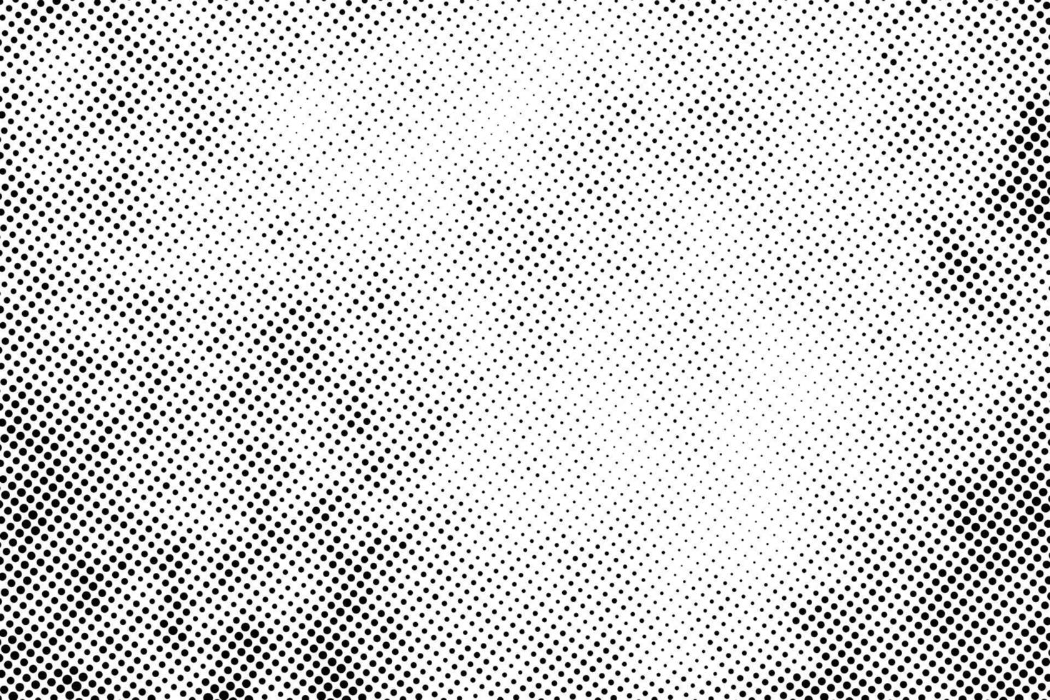 Vector black dots halftone pattern texture background.