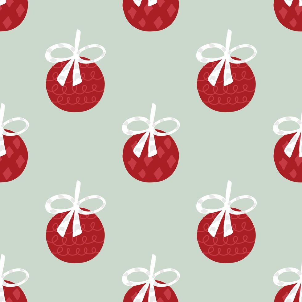 christmas bell seamless pattern grey design vector