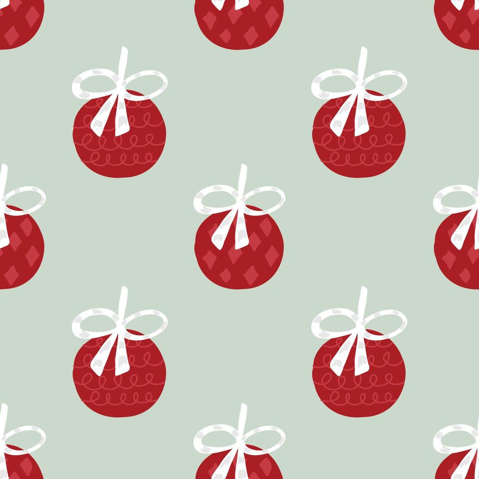 christmas bell seamless pattern grey design vector