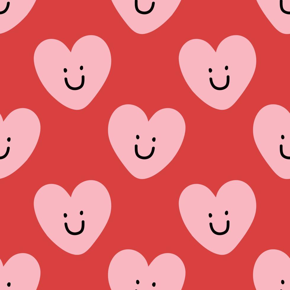 hearts seamless pattern design vector for valentine wrapping paper