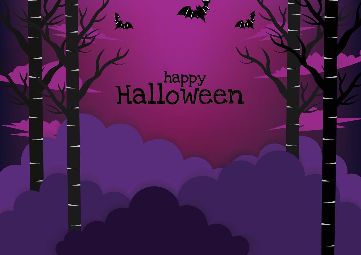 halloween cute item banner vector design