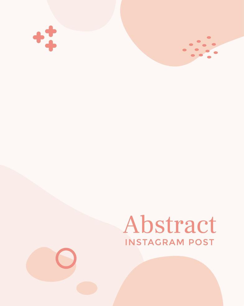 historias y publicaciones en redes sociales. Plantillas creativas abstractas de fondo con concepto artístico. vector