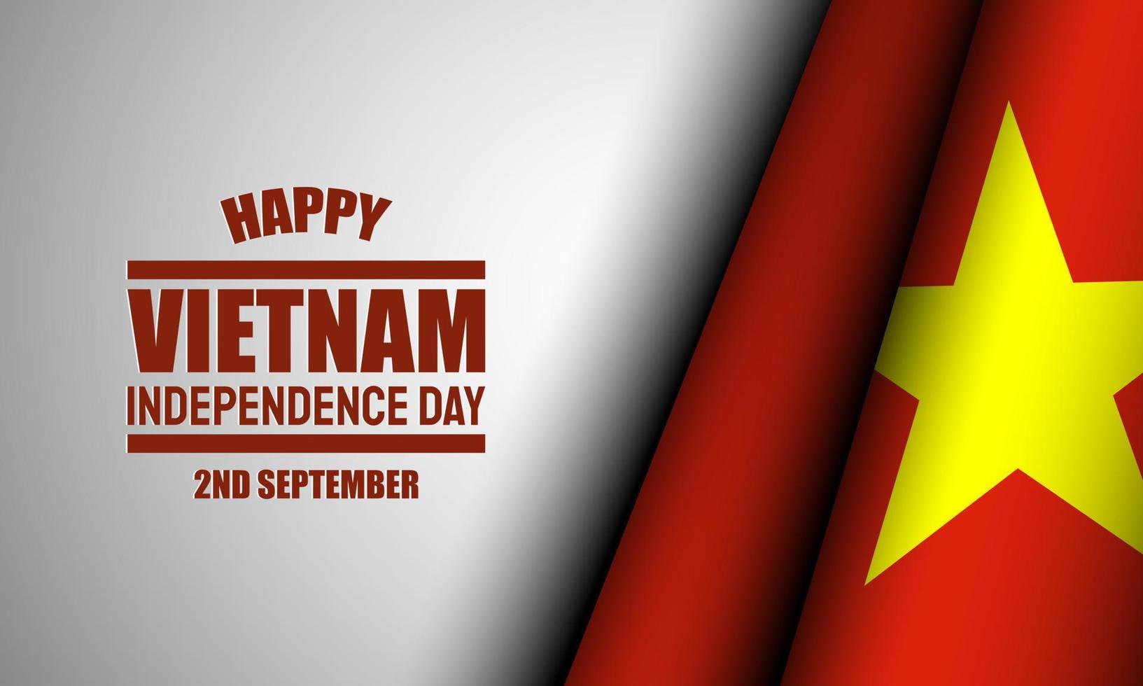 Vietnam Independence Day Background Design. vector