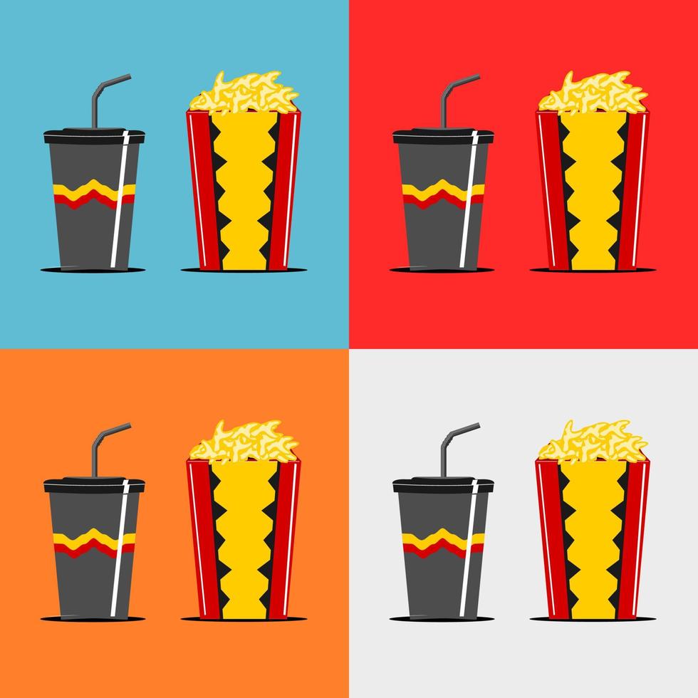a symbol illustration of food and drink. suitable for food applications or food brochures vector