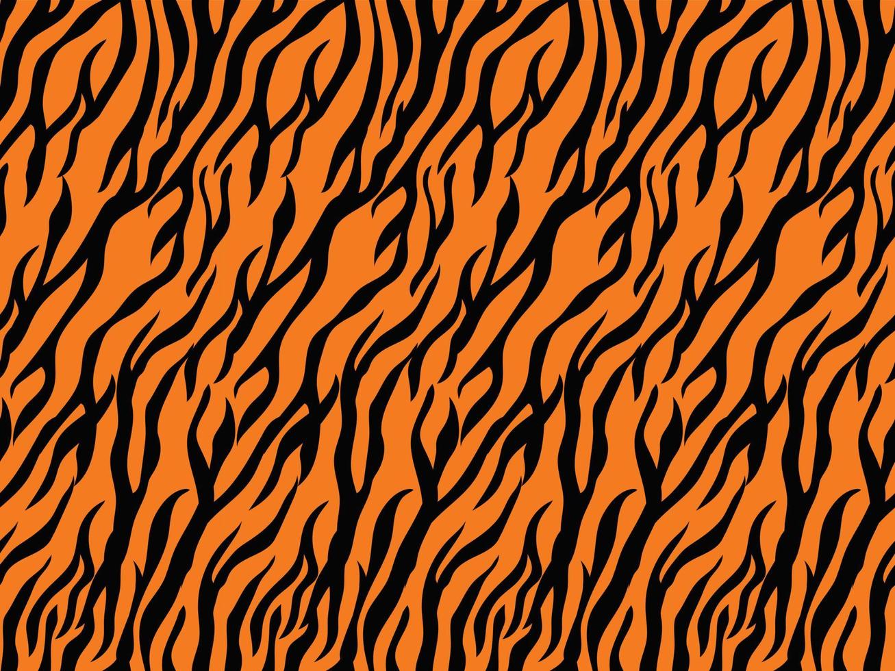 piel de tigre animal print moda colección fondo zoo safari seamless pet pattern background vector