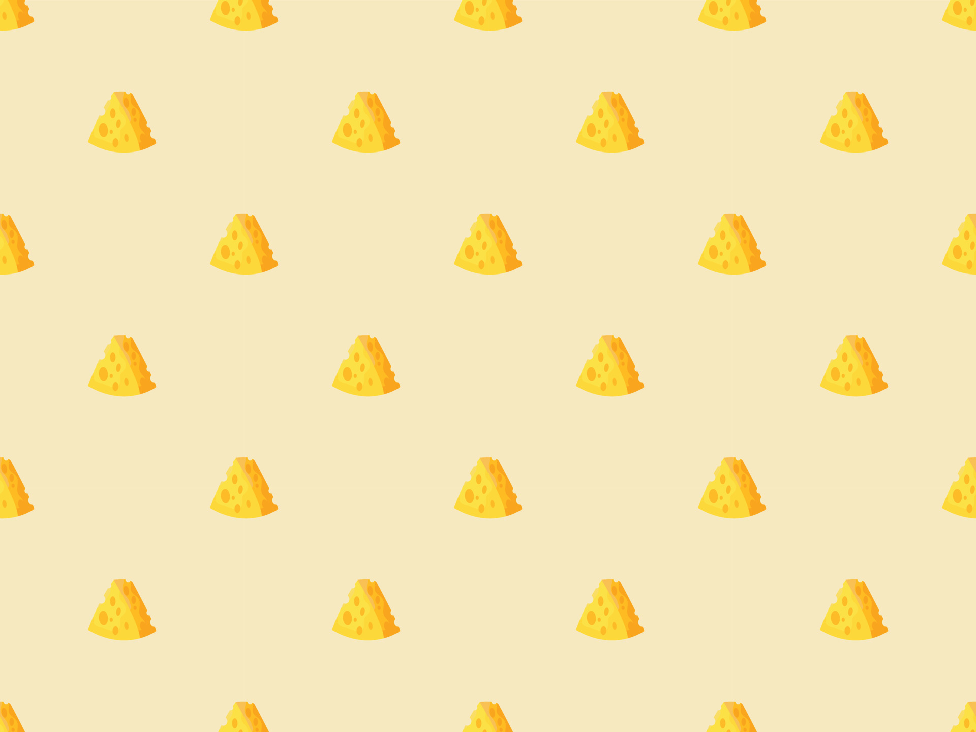 cheese cheddar seamless art swiss pattern background element flat