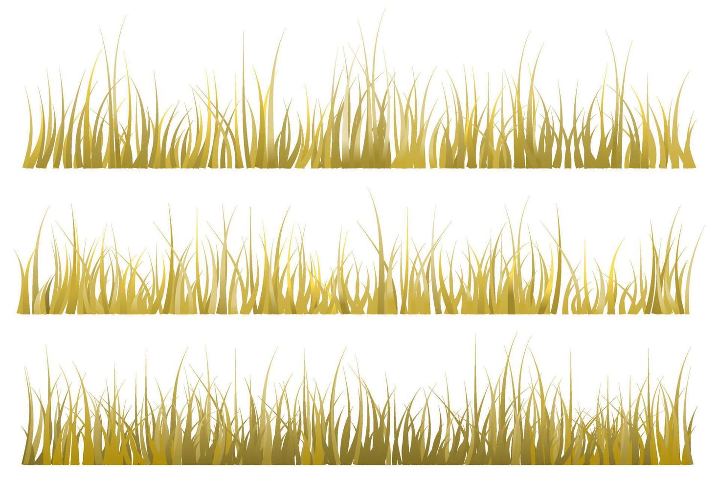 autumn grass. brown grass vector