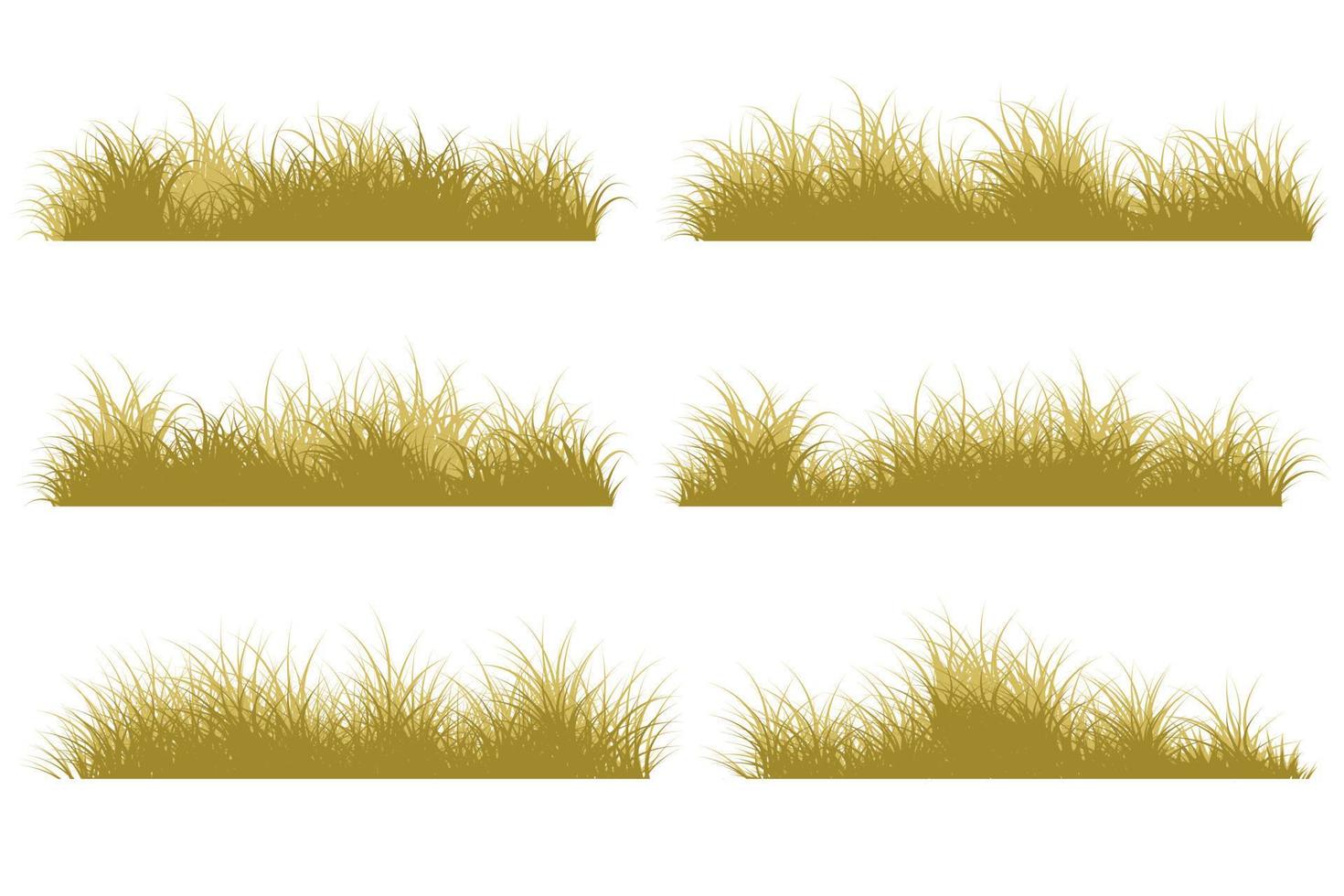 brown grass. autumn grass vector