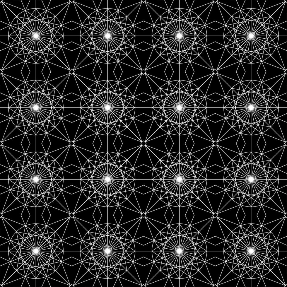 Geometric seamless pattern for fabric or wallpaper unique aesthetic ethnic vector