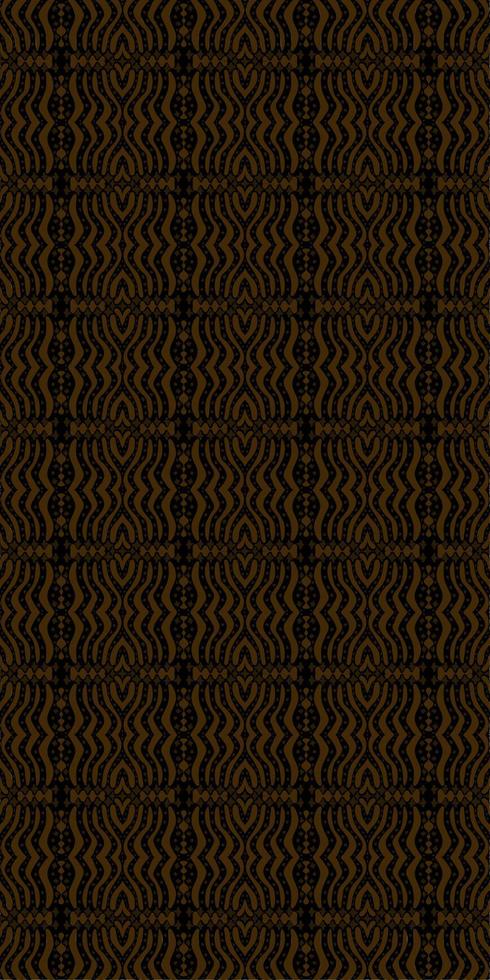 Batik seamless pattern brown abstract for fabric or wallpaper vector