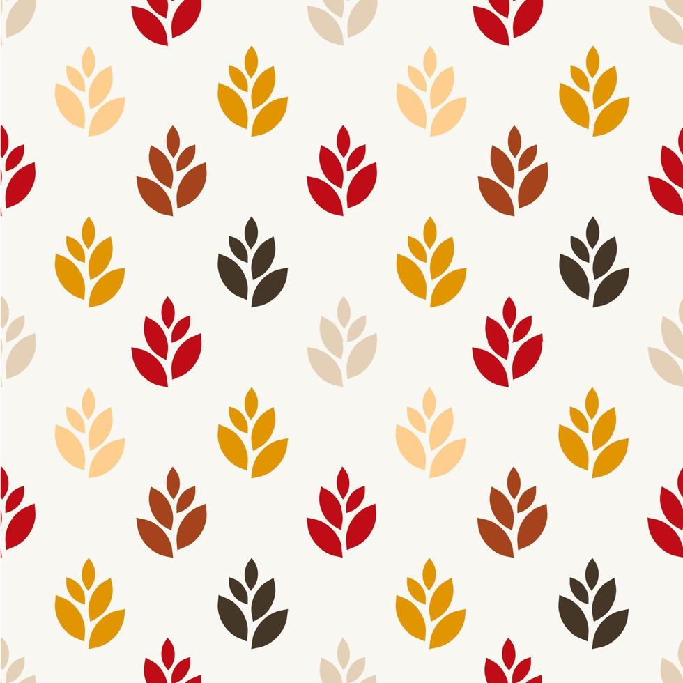 vector background seamless pattern of green leaves on white background suitable for paper covers or textile patterns ideas. vector illustration