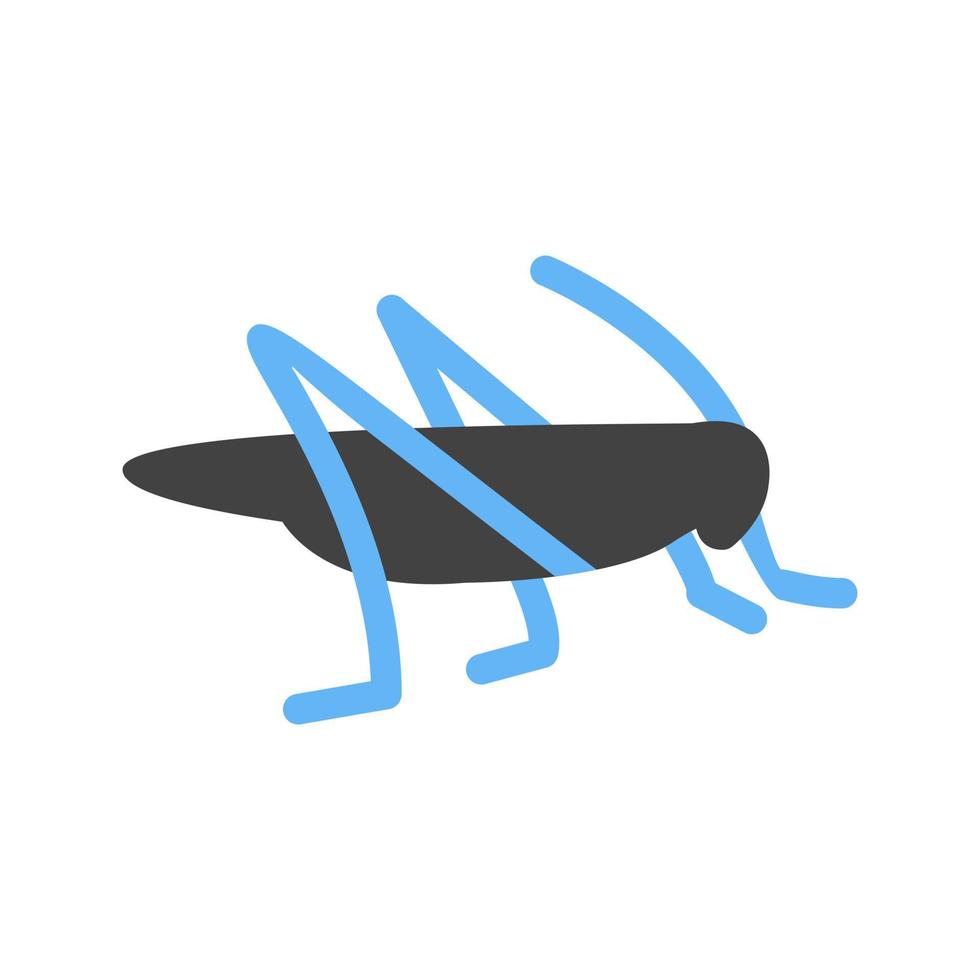 Locust Infestation Glyph Blue and Black Icon 10891813 Vector Art at ...