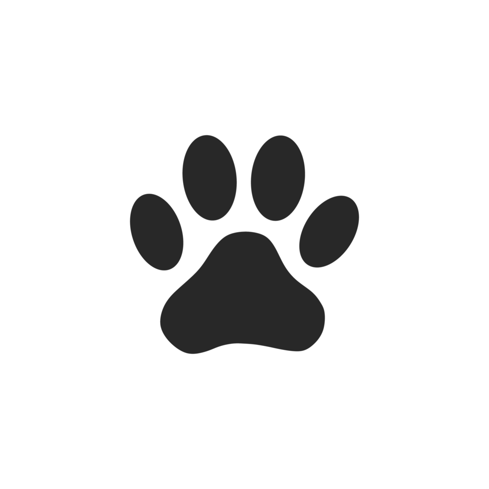 Emblème de patte de chien