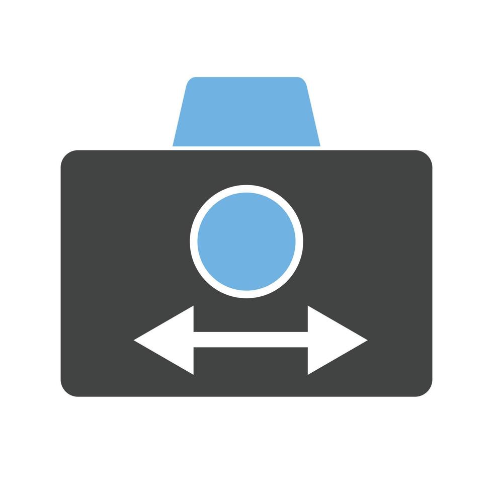 Switch Camera Glyph Blue and Black Icon 10894852 Vector Art at Vecteezy