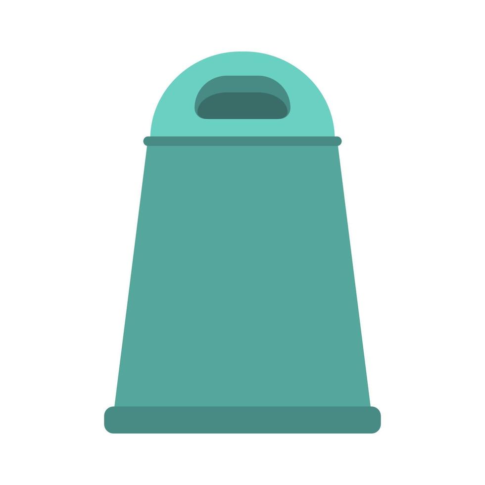 Trash bin vector icon container illustration. Can trash environment basket bin waste recycling. Rubbish eco symbol isolated white icon. Recycle basket ecology reuse concept equipment basket garbage
