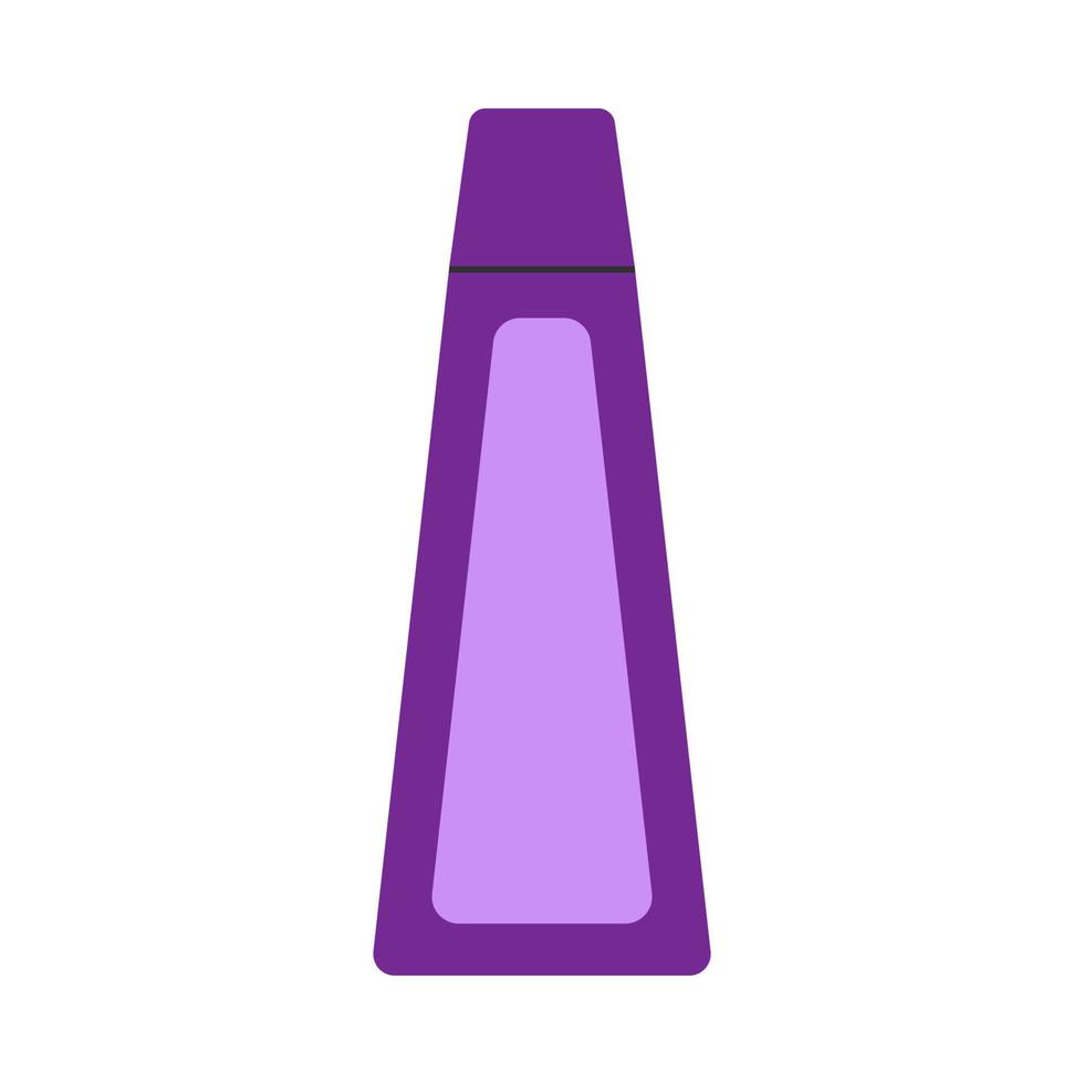 ilustración limpia de champú icono de vector de objeto cosmético de botella de cabello. tratamiento de ducha loción corporal tubo de plástico