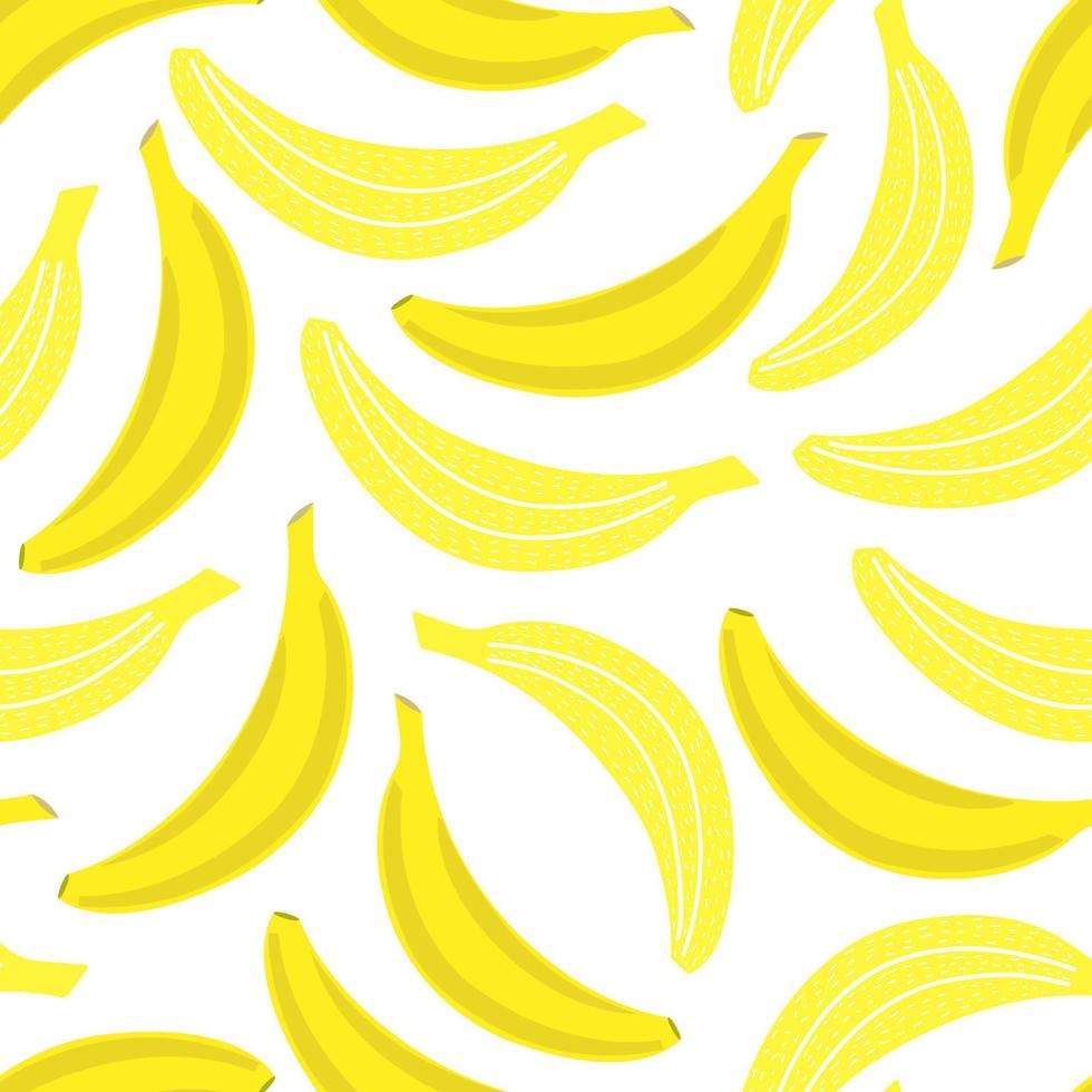 Banana Pattern Cartoon Style Graphic · Creative Fabrica