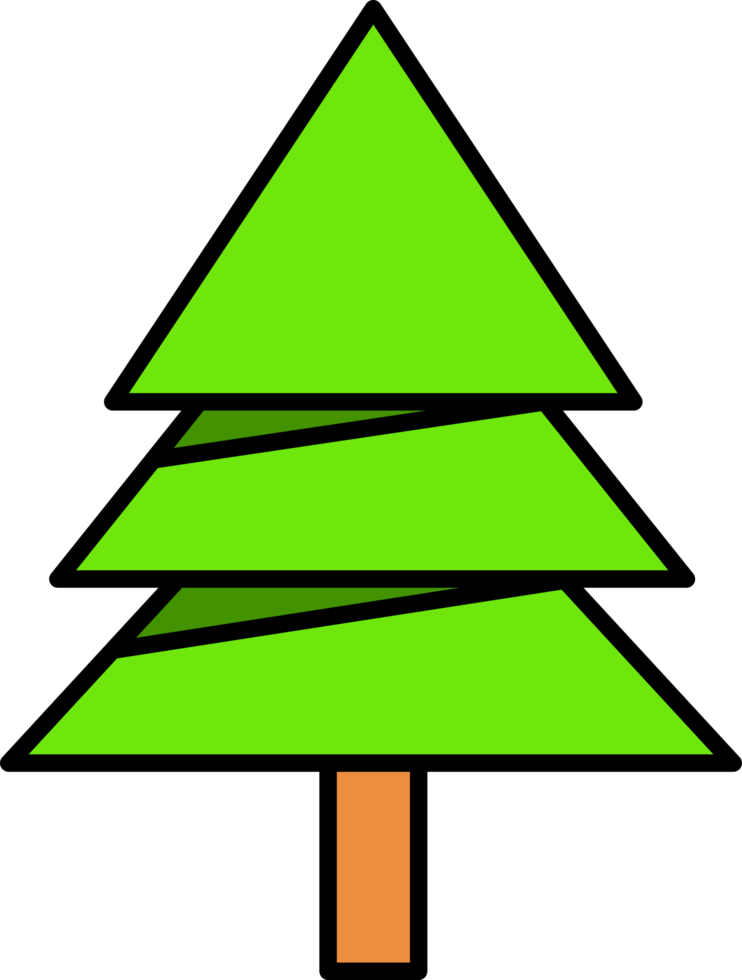 Weihnachtsbaum-Symbol-Zeichen-Symbol-Design png