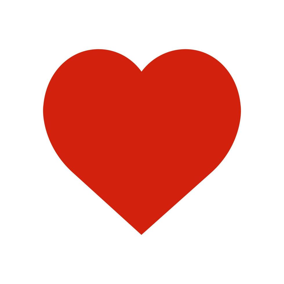 Heart vector icon symbol love design. Red romance valentine shape illustration heart sign. Abstract icon isolated white concept element. Drawn lover emotion simplicity shape. Happiness celebration
