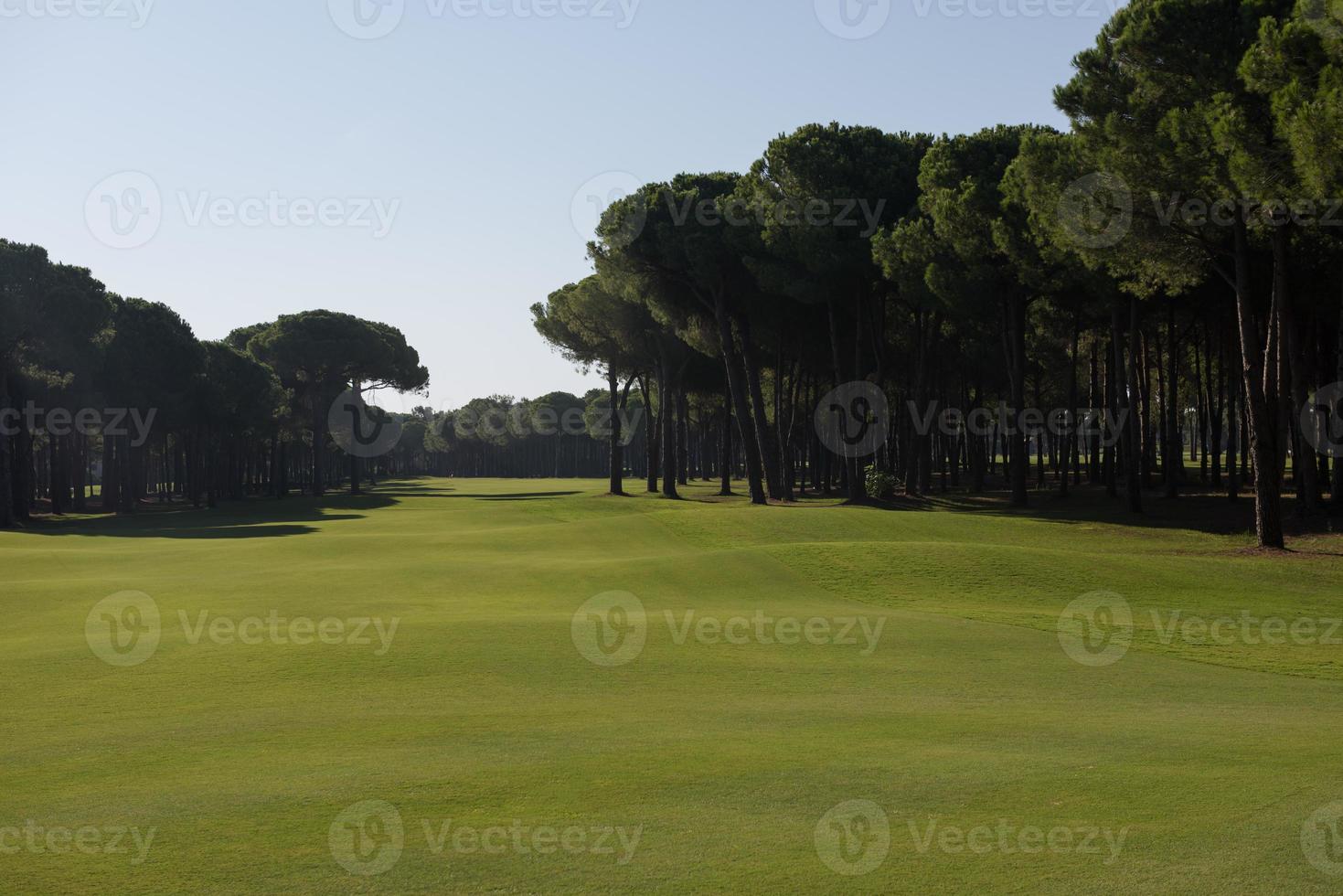 vista del campo de golf foto