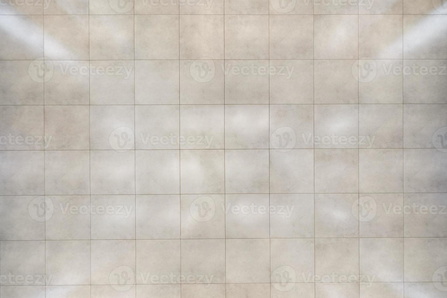 stone and ceramic floor tiles texture, view from above photo