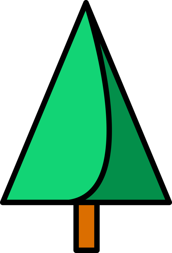 albero di natale icona segno simbolo design png