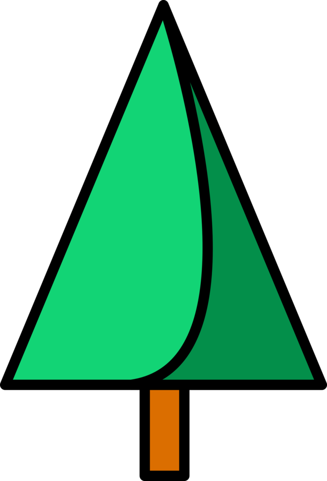 Weihnachtsbaum-Symbol-Zeichen-Symbol-Design png