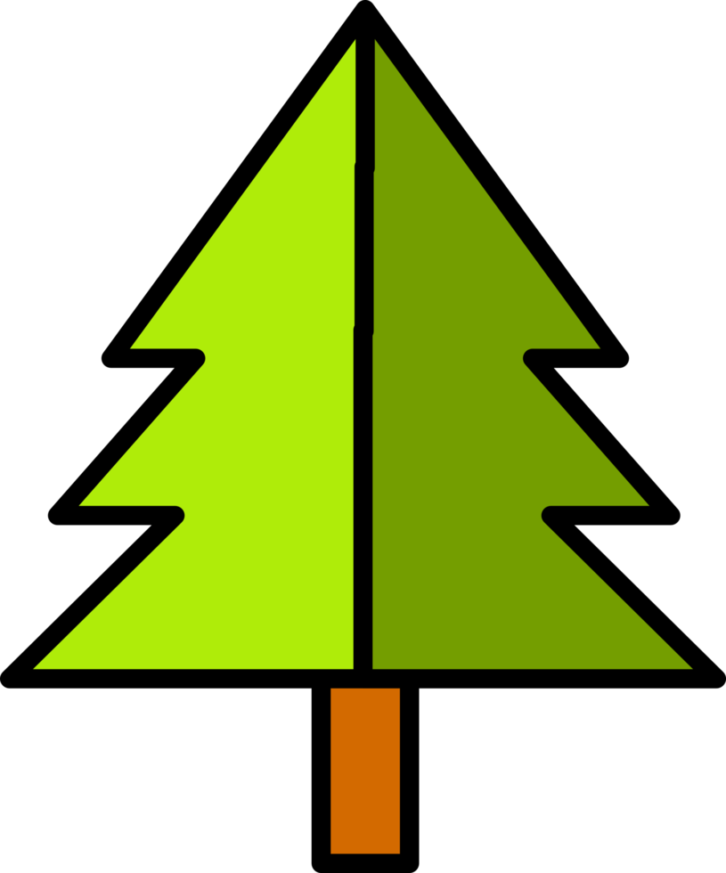 sapin de noël icône signe symbole conception png