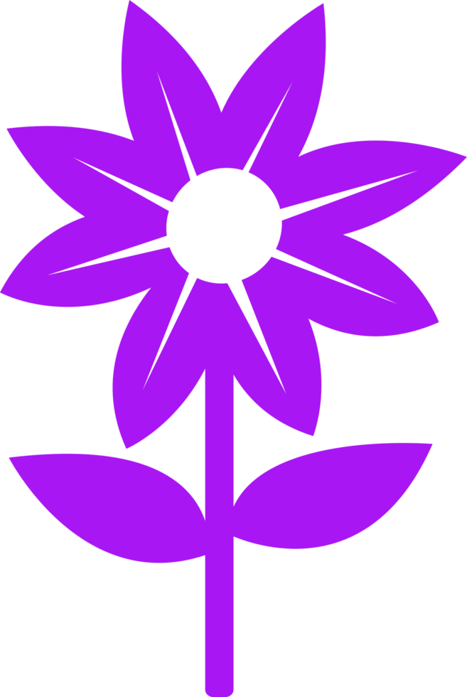 blomma ikonen flora tecken symbol design png