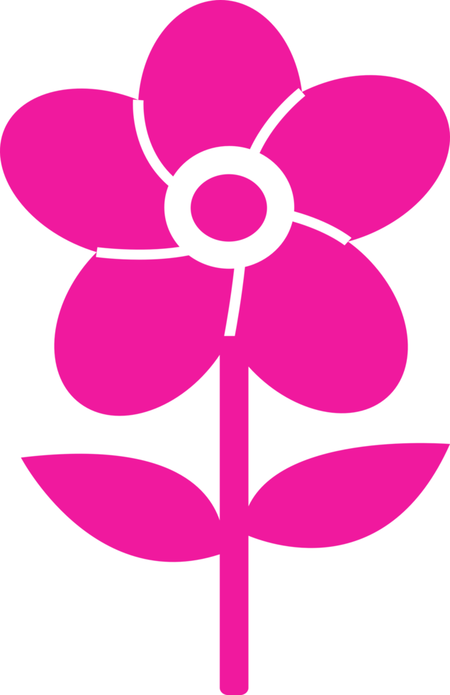 Flower icon flora sign symbol design png