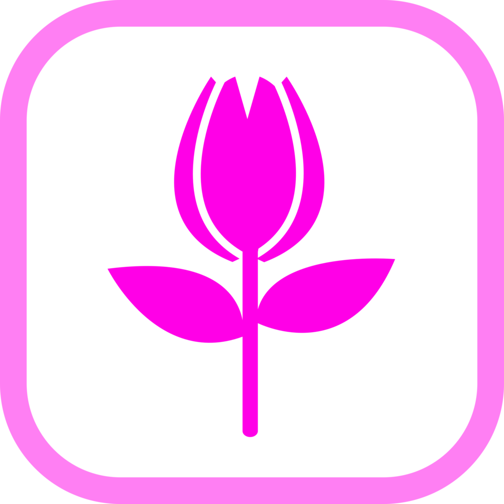 Flower icon flora sign symbol design png