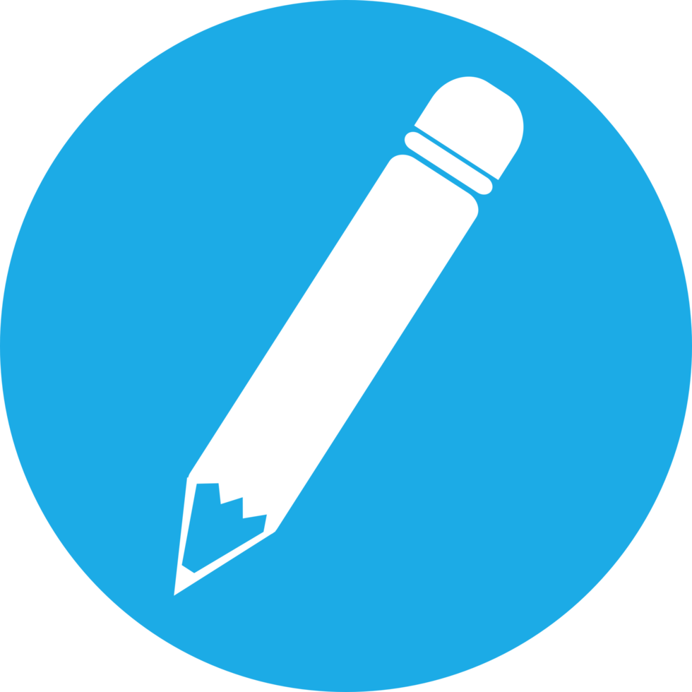 Pencil icon sign symbol design png