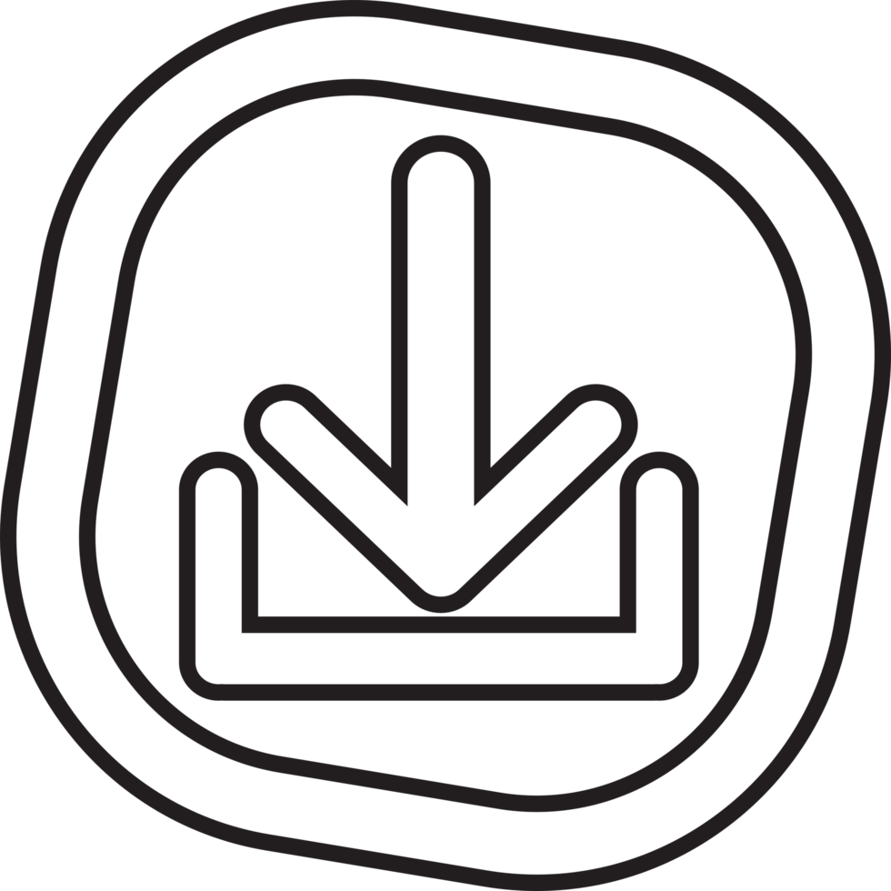 Download icon sign symbol design 10896874 PNG