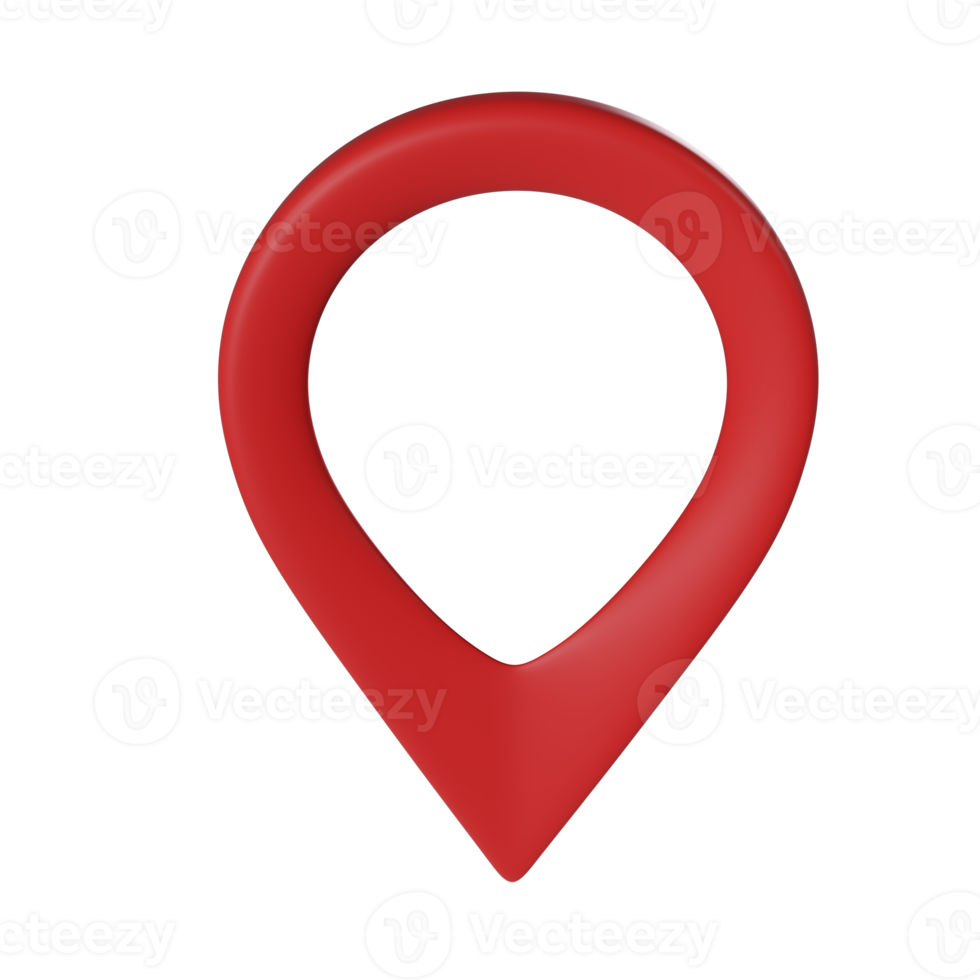 Red location tag. 10897344 PNG
