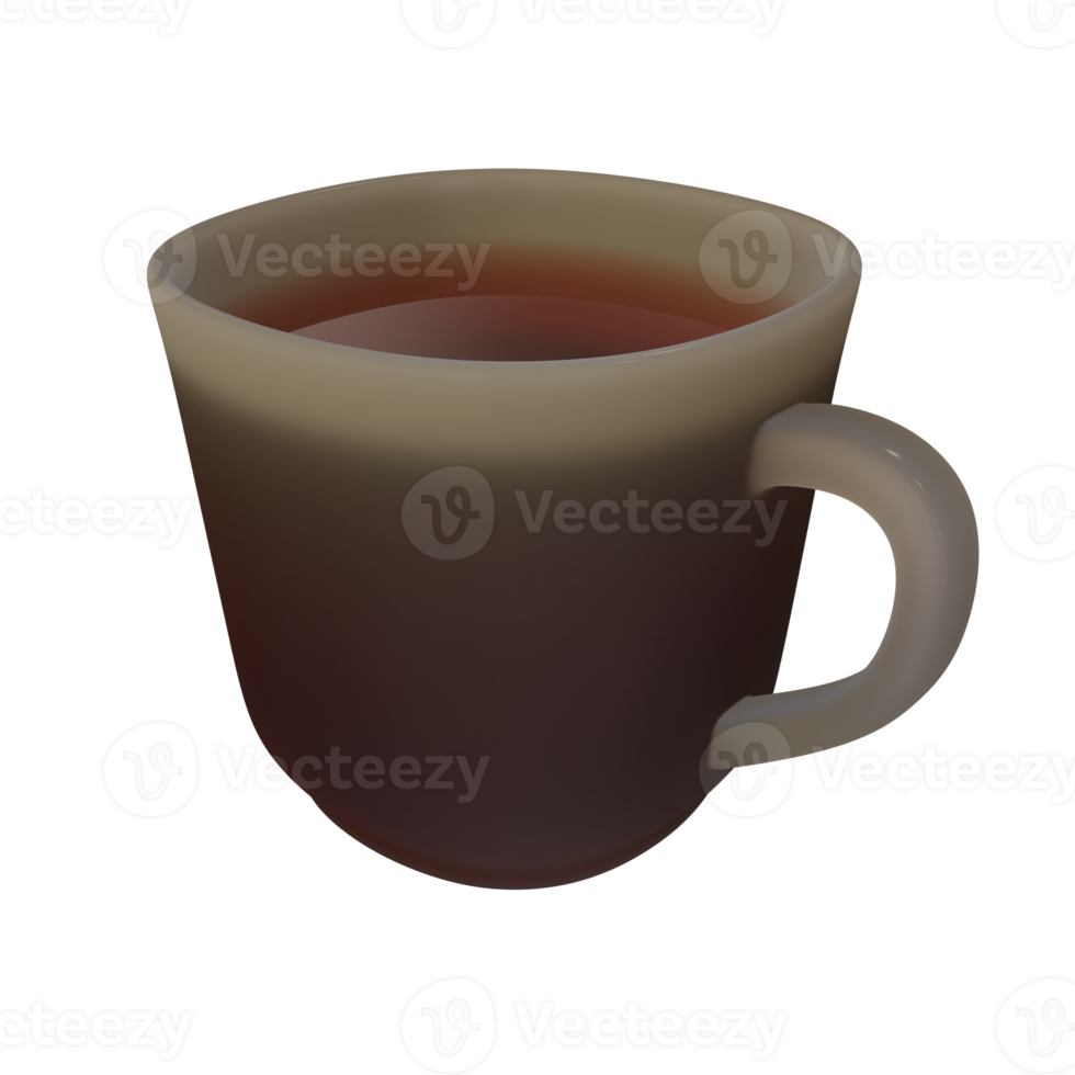 Porcelain realistic cup. png