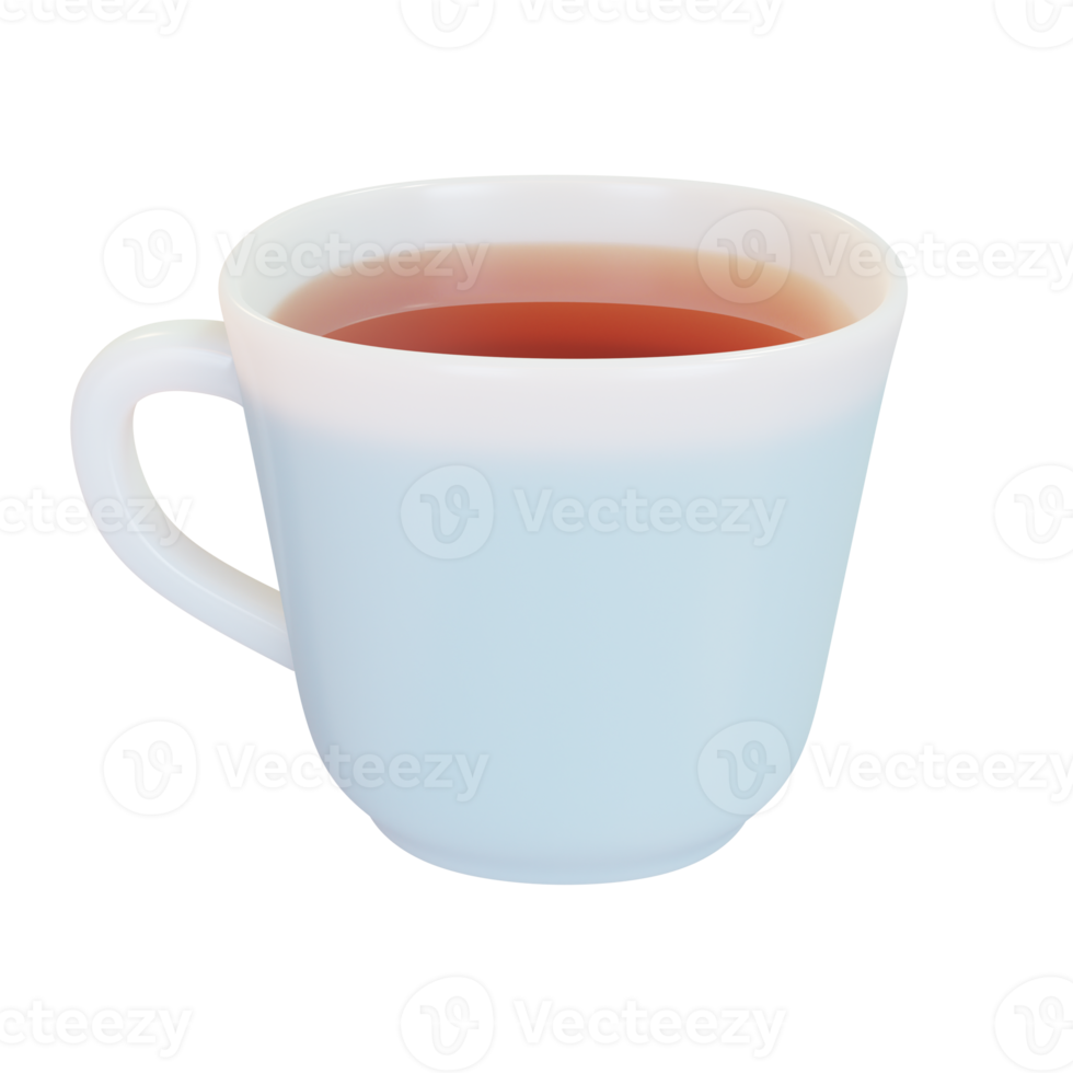 White porcelain cup. png
