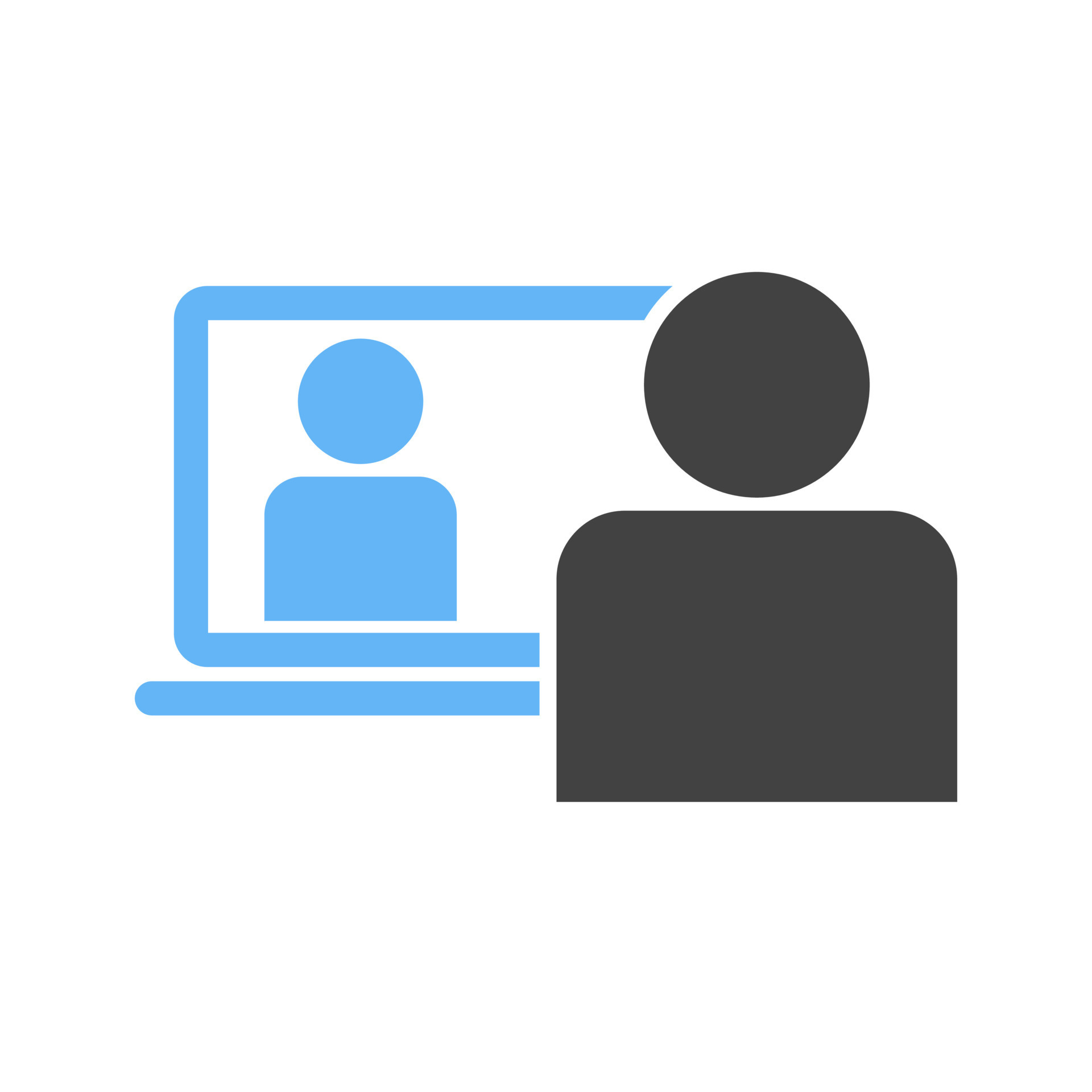 Conference Call Glyph Blue and Black Icon 10899615 Vector Art at Vecteezy