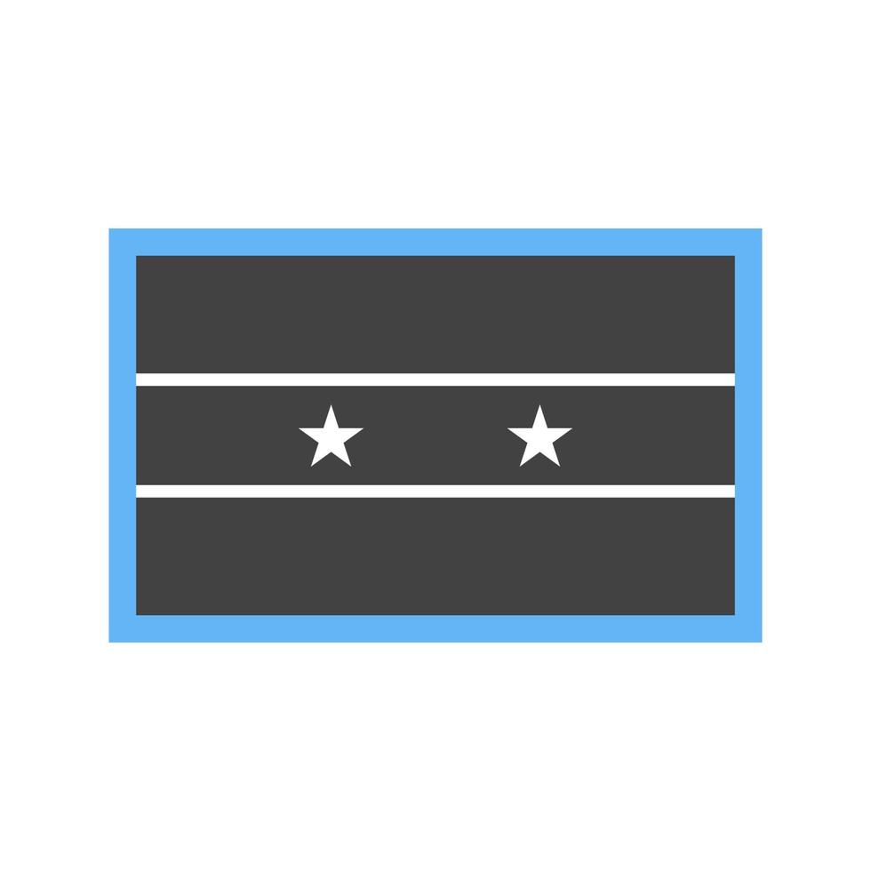 Syria Glyph Blue and Black Icon vector