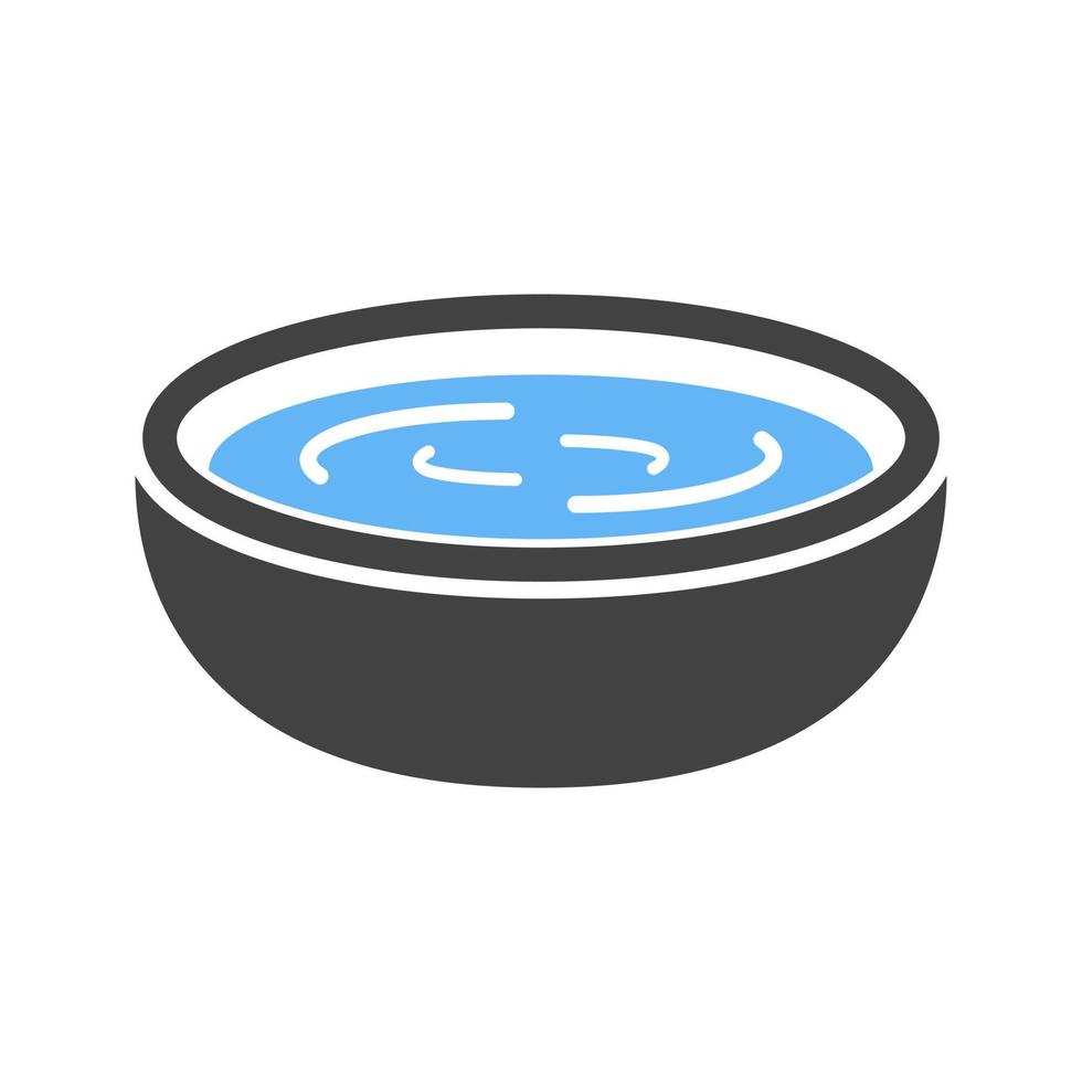 Green Sauce Glyph Blue and Black Icon vector